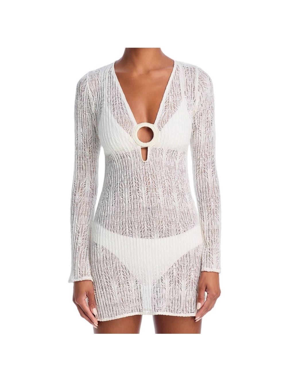 Peixoto Ivory Knit Swim Cover-Up 🆕